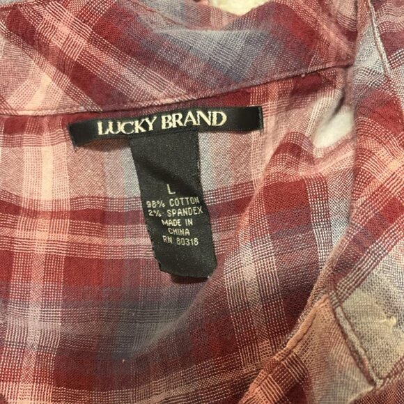 Lucky Brand Long Sleeve Shirt Large - Picture 3 of 4